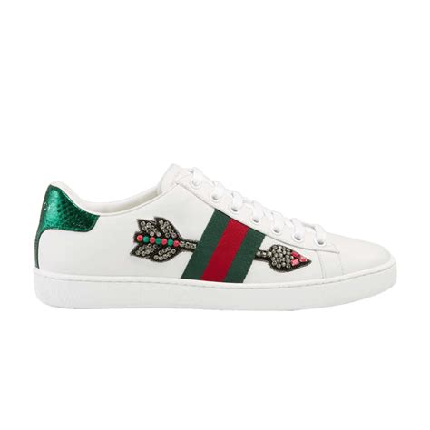 gucci ace arrow sneakers|gucci ace embroidered sneakers.